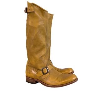 🐪 RARE Frye Veronica Slouch Boots SZ 10 in Camel